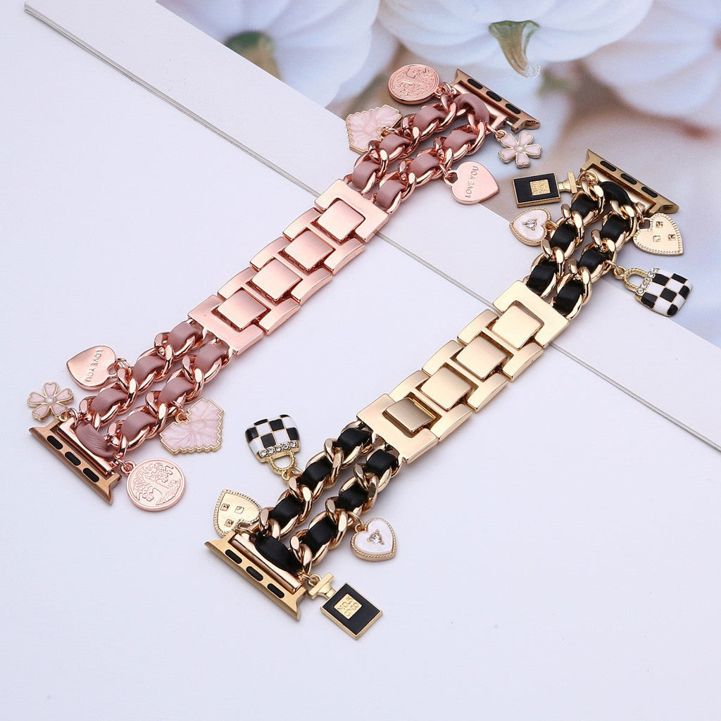 Women's Multi-Specification Love Watch Strap – Compatible with Apple Watch