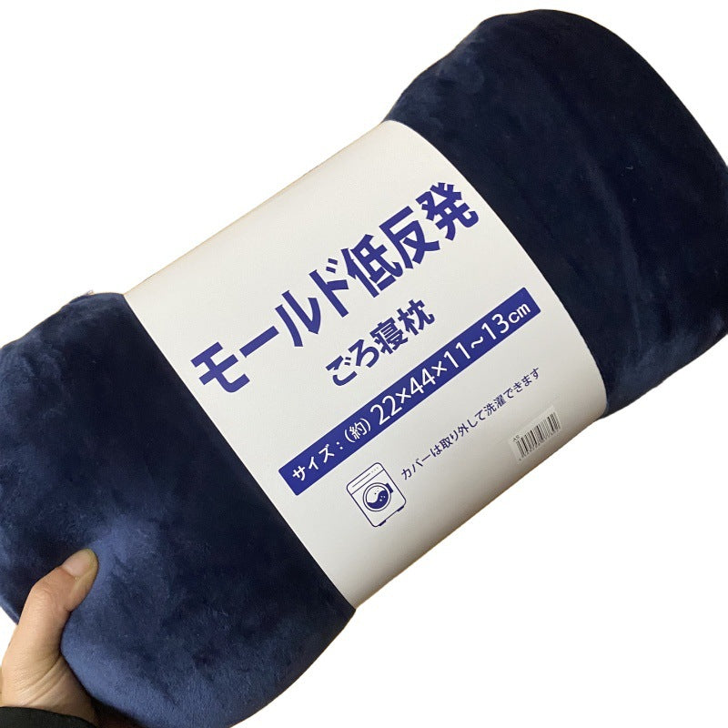 Memory Foam Lumbar Support Pillow – Bone-Shaped Cushion for Office, Car & Bed