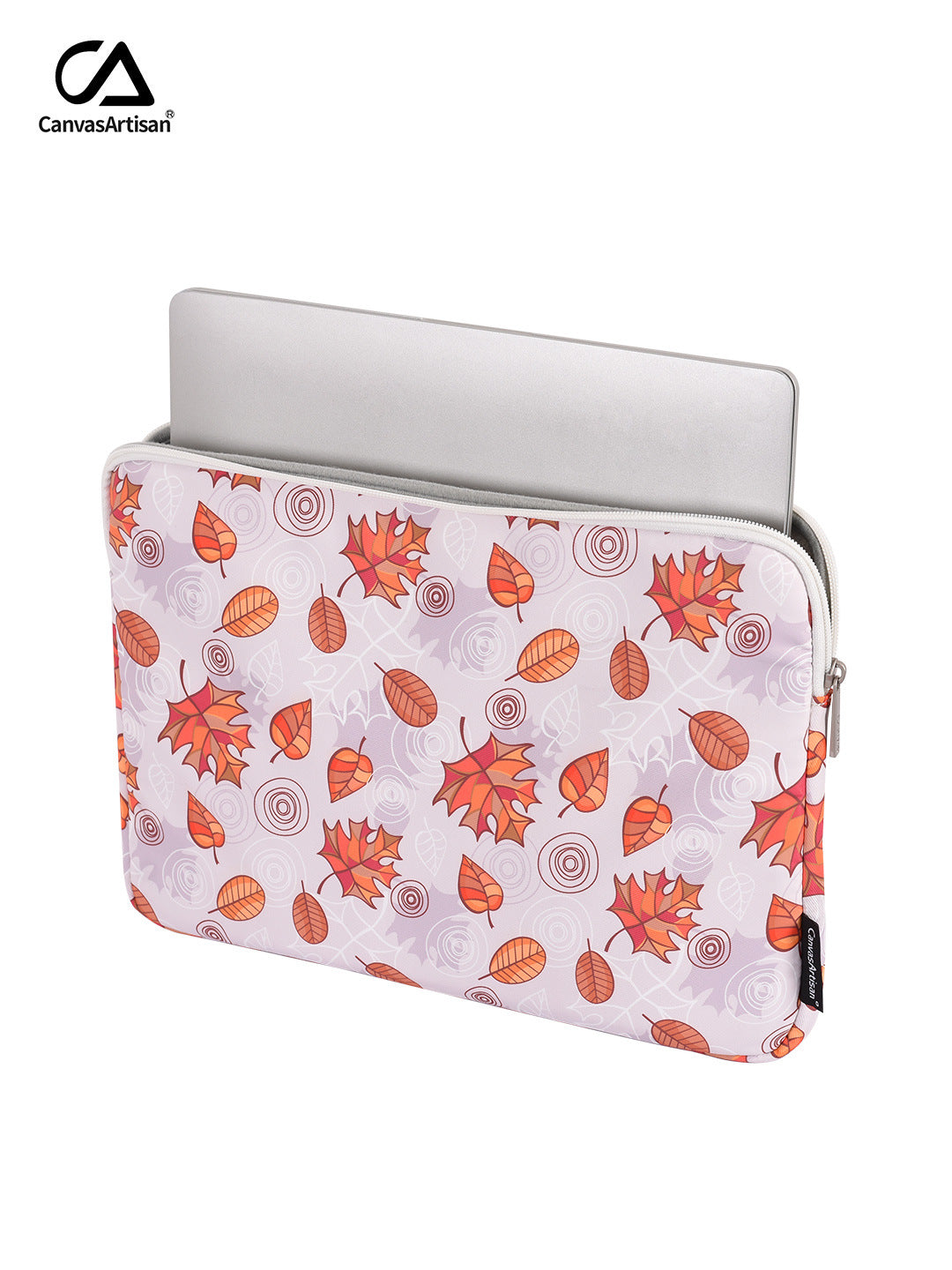Breathable Waterproof Laptop Sleeve 11"-14" with Autumn Leaves Pattern – for Dell & More