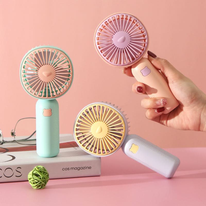 USB Rechargeable Mini Handheld Fan – Portable Electric Cooling Fan