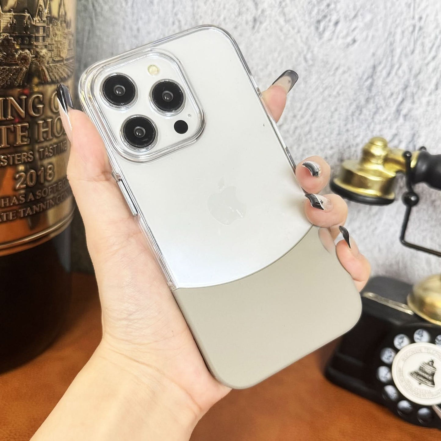 Transparent Shockproof PC iPhone Protective Case