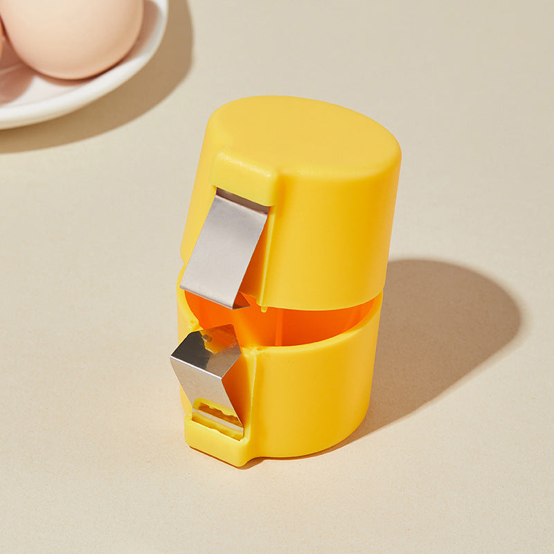 Portable Egg Shell Opener – Stainless Steel Egg Cracker & Separator for Easy Kitchen Prep