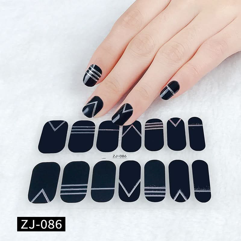 Waterproof 3D Gel Nail Stickers - Durable