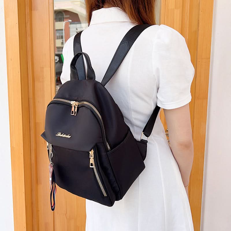 Unisex Korean-Style School Backpack – Trendy Oxford Bag