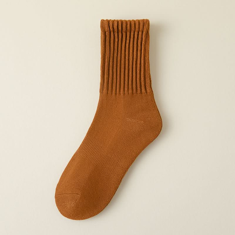 Women's Velvet Winter Socks - Mid-Tube Warmth