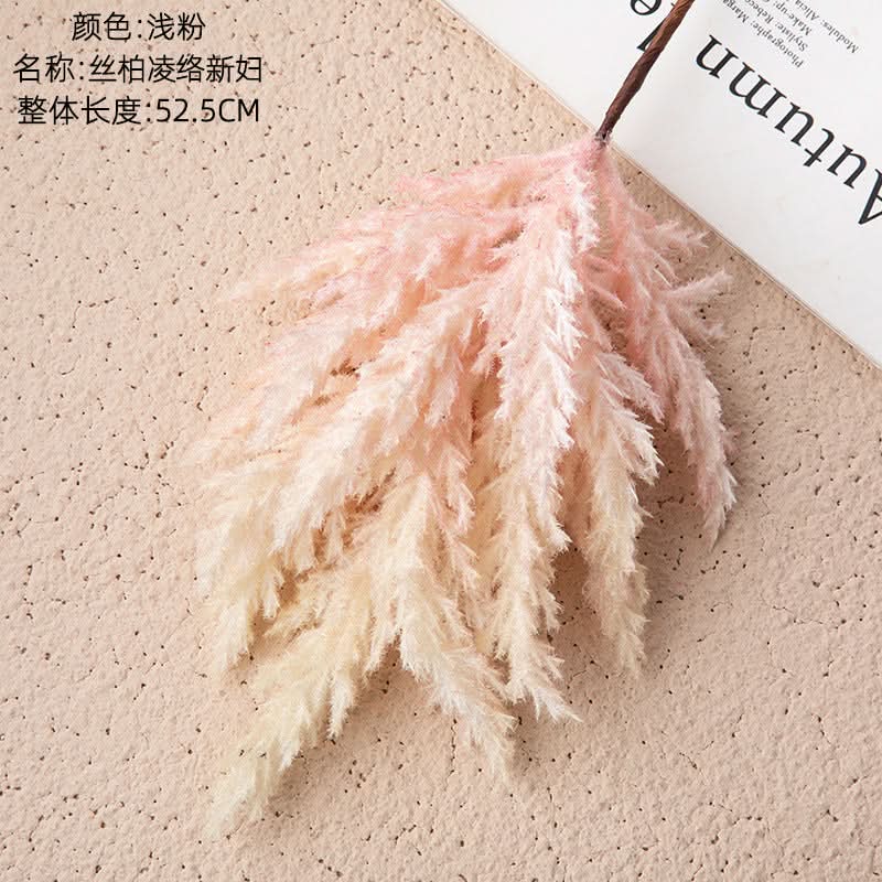 Set of 2 pcs. Artificial Wedding Flower & Green Plant
