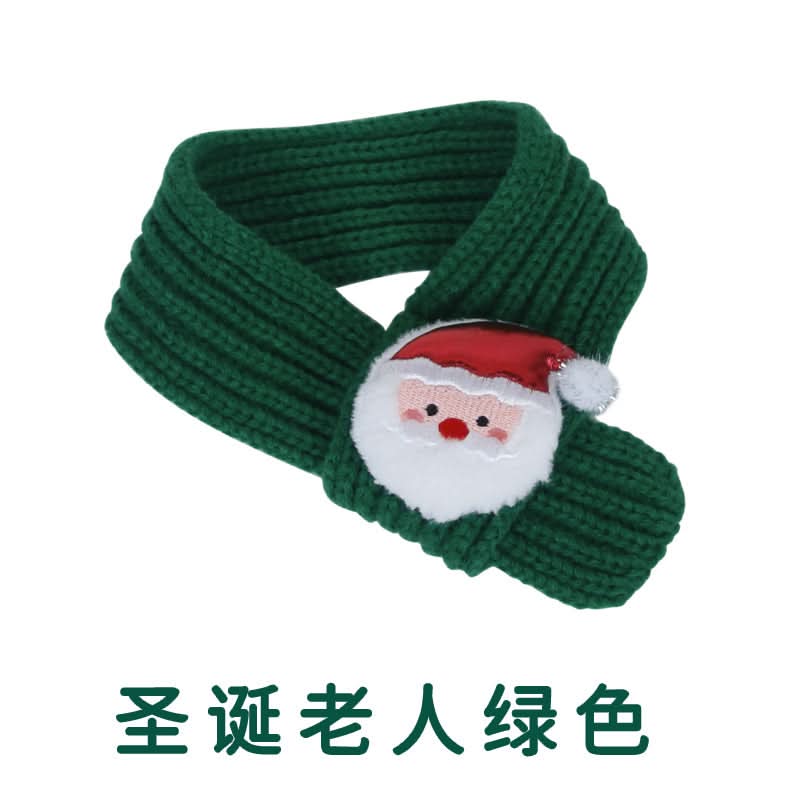 Pet Christmas Scarf & Hat Set for Cats and Dogs