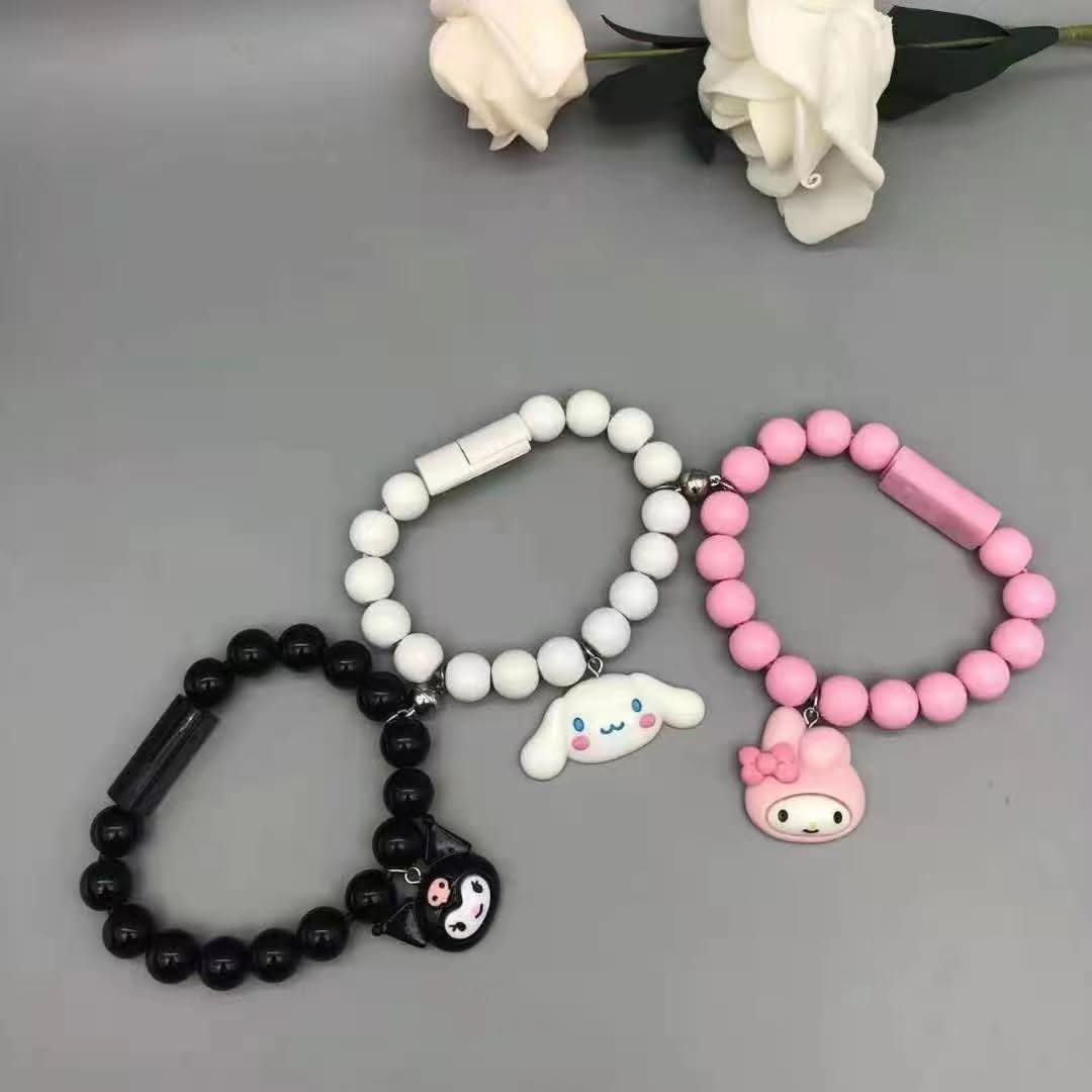Sanrio Charging Bracelet – Cute & Functional- 2 pc