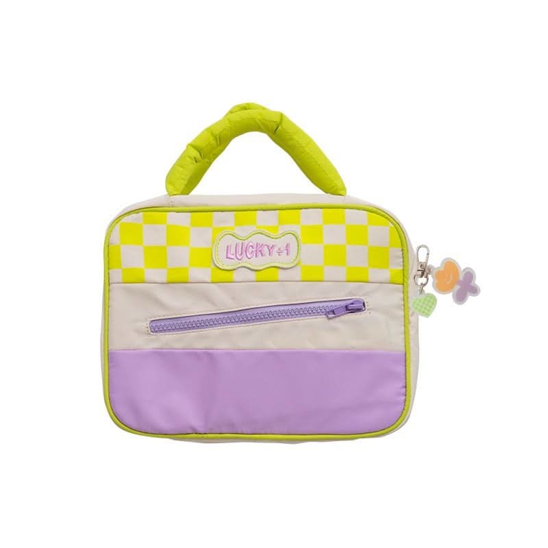2024 Cute Contrast Color Cosmetic Bag for Women
