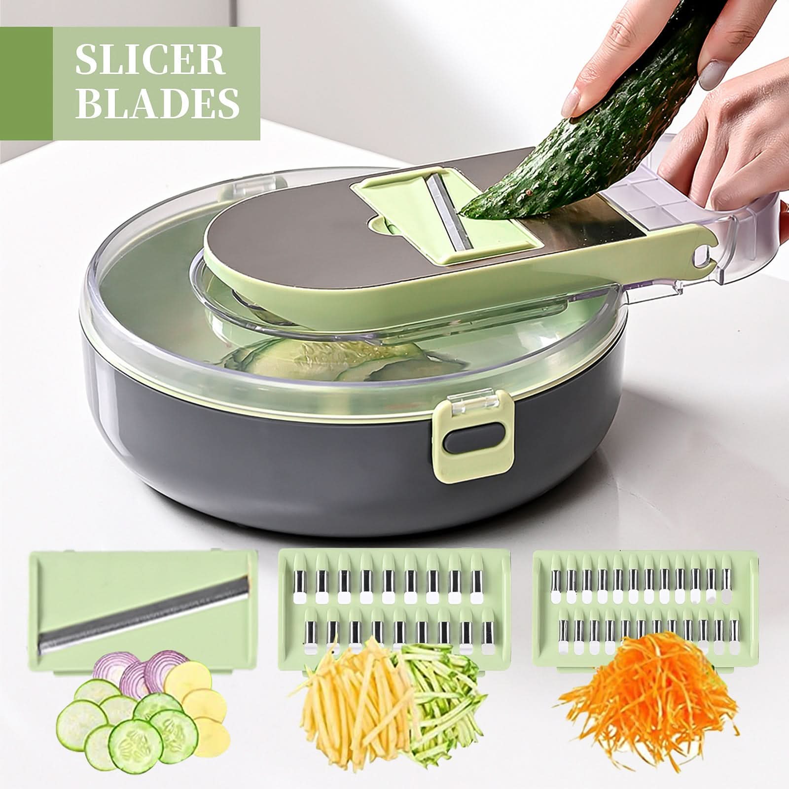 Multifunctional Vegetable Cutter and Grater Tool