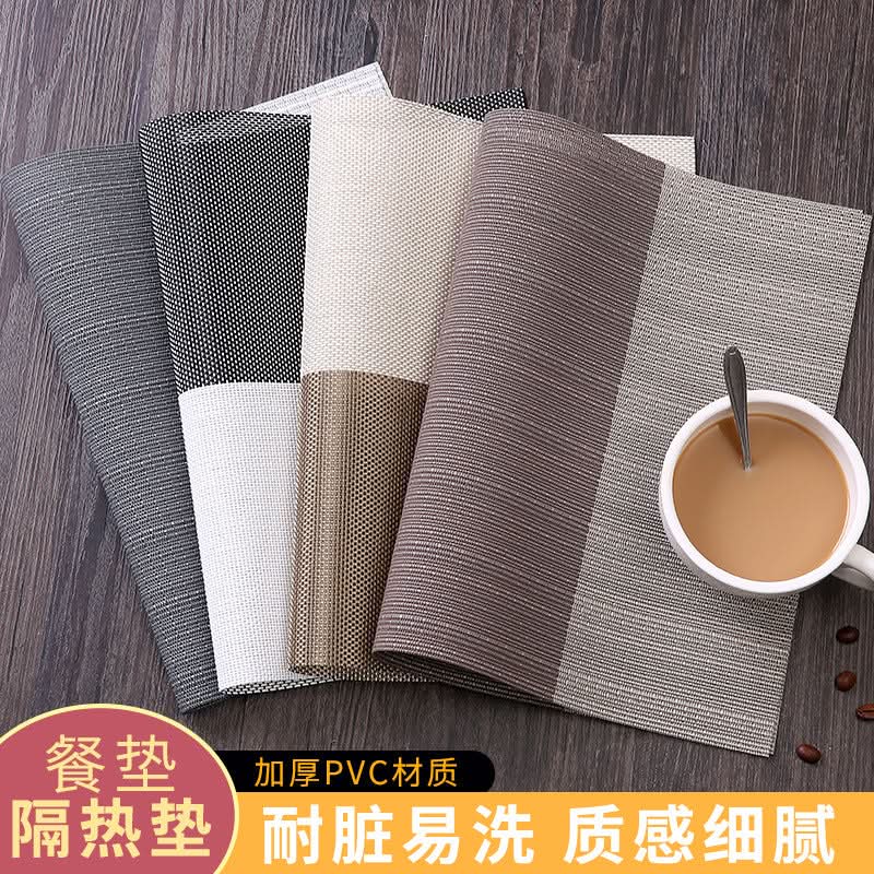 Heat-Proof PVC Dining Table Placemats