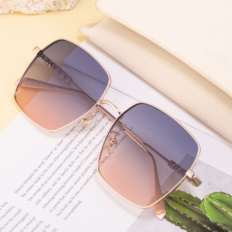 Premium Square-Frame Sunglasses – High-End Polarized Shades