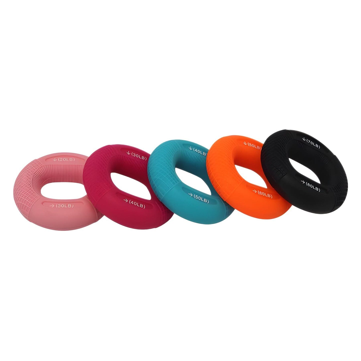 Silicone Hand Grip Strengthener Ring Trainer - Pack of 1