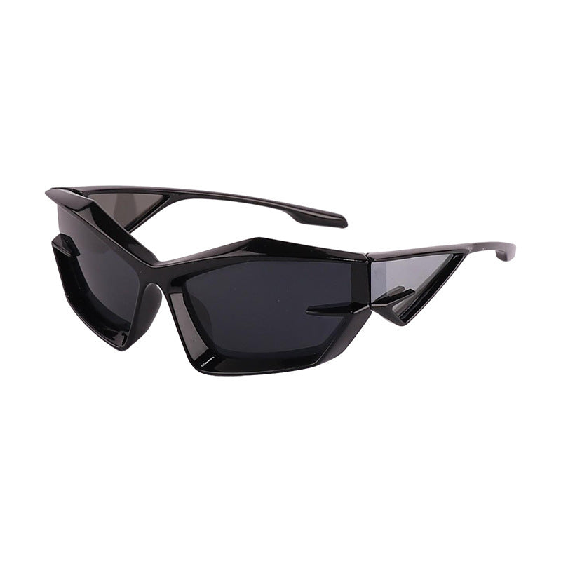 [Metro Spider] Tech Geometric Sunglasses