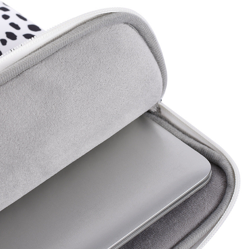 Abstract Spots Pattern Laptop Sleeve with Shock-Resistant Protection – 11–15 Inch Compatible Case