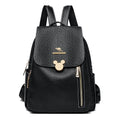 Women's Anti-Theft PU Leather Backpack –Travel & Casual Shoulder Bag