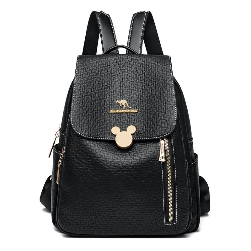 Women's Anti-Theft PU Leather Backpack –Travel & Casual Shoulder Bag