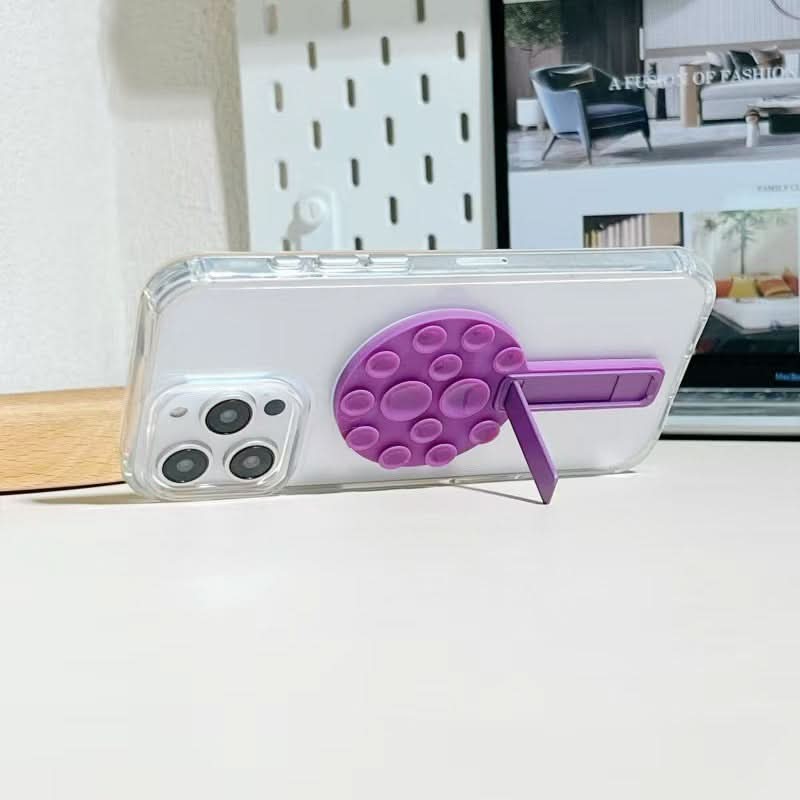 Lollipop Suction Cup Phone Stand – Silicone Non-Slip Holder