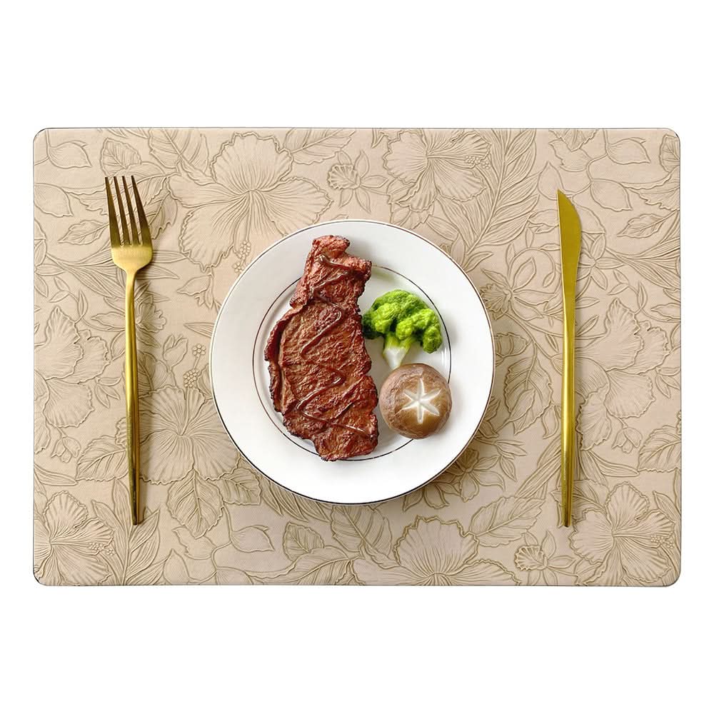 Double-Sided Leather Non-Slip Dining Mat