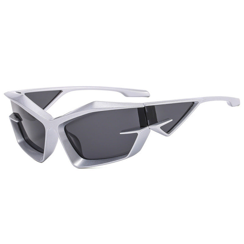 [Metro Spider] Tech Geometric Sunglasses