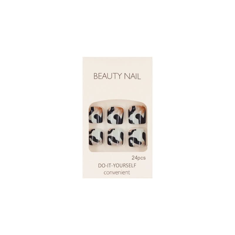 Golden Brown Pattern Toenail Stickers – Wearable Nail Art