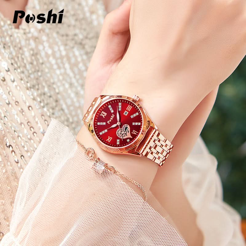 Women’s Smart Casual Style Quartz Watch –Luminous Dial, Calendar