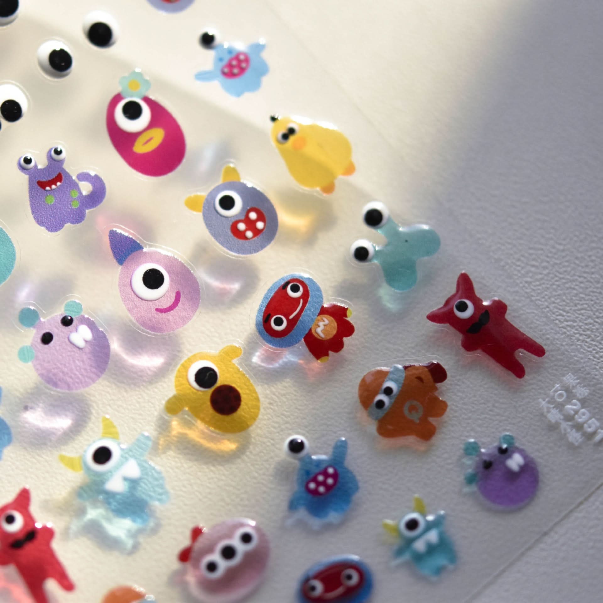 Cartoon Jelly Nail Stickers