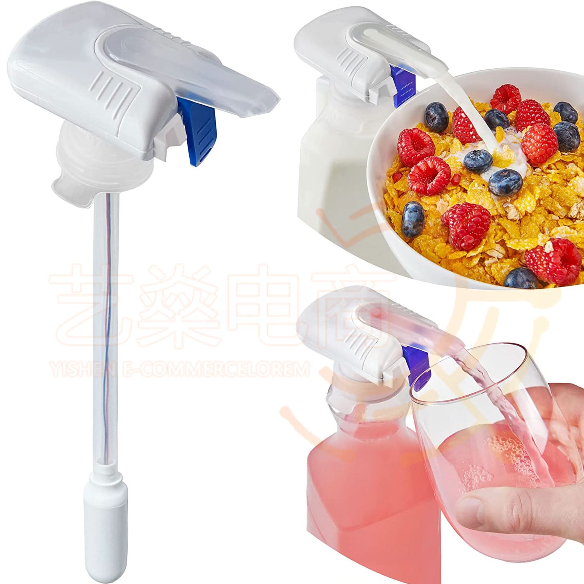 Automatic Beverage Straw Pump for Easy Drinking