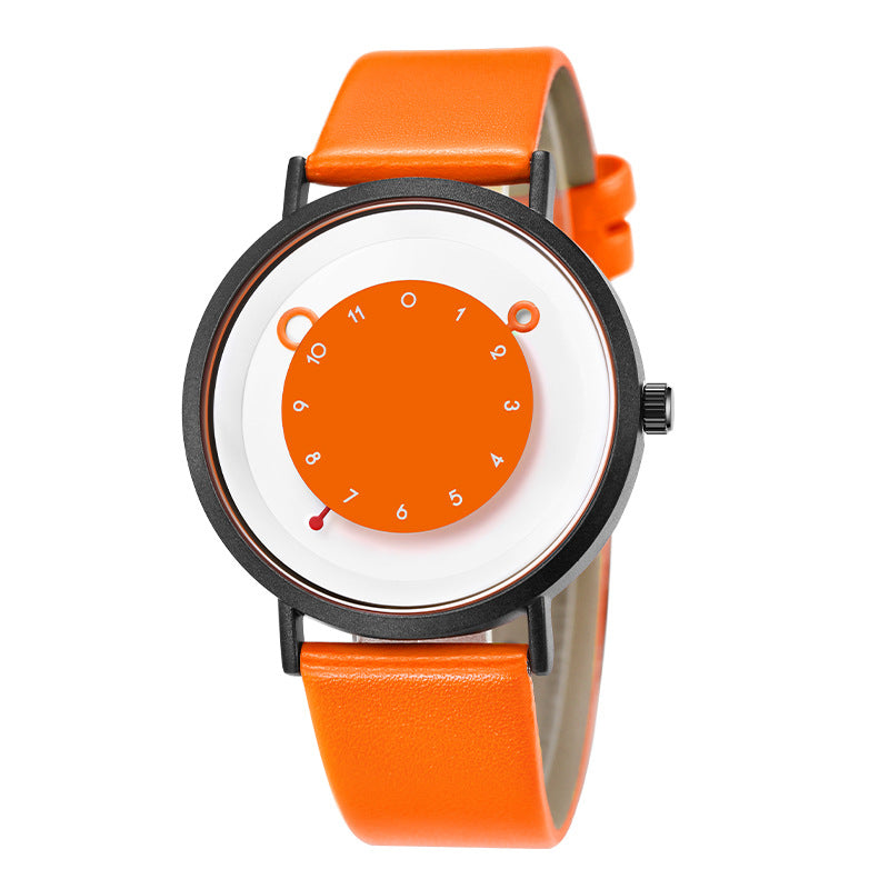 SK Women’s Quartz Watch – Simple PU Leather Strap, Waterproof Fashion Wristwatch