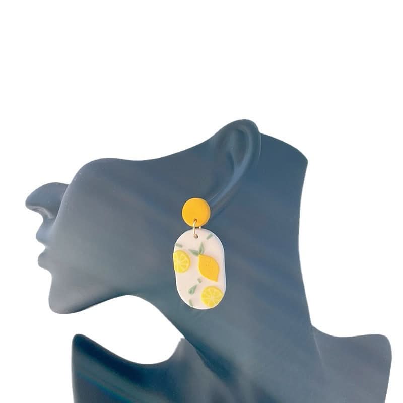 Handmade Polymer Clay Flower Earrings for Women & Girls