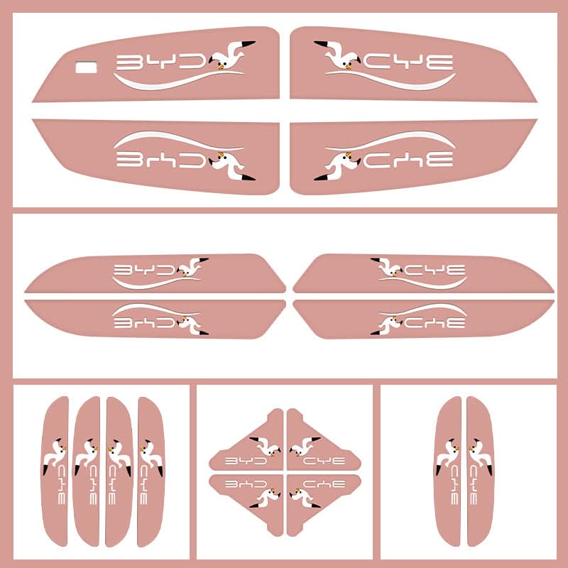 BYD Seagull Door Handle & Mirror Anti-Scratch Stickers – For Exterior Protection