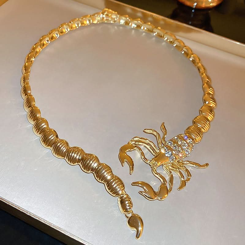 Scorpion Diamond Choker Necklace