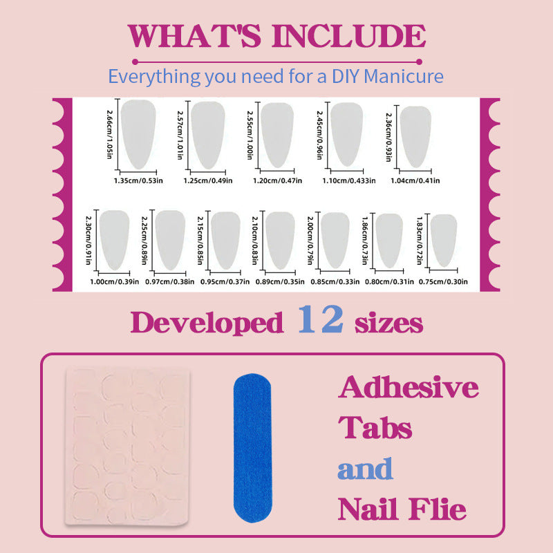 Cute Floral Almond Press-On Nails – Pastel Acrylic Nails with Bows