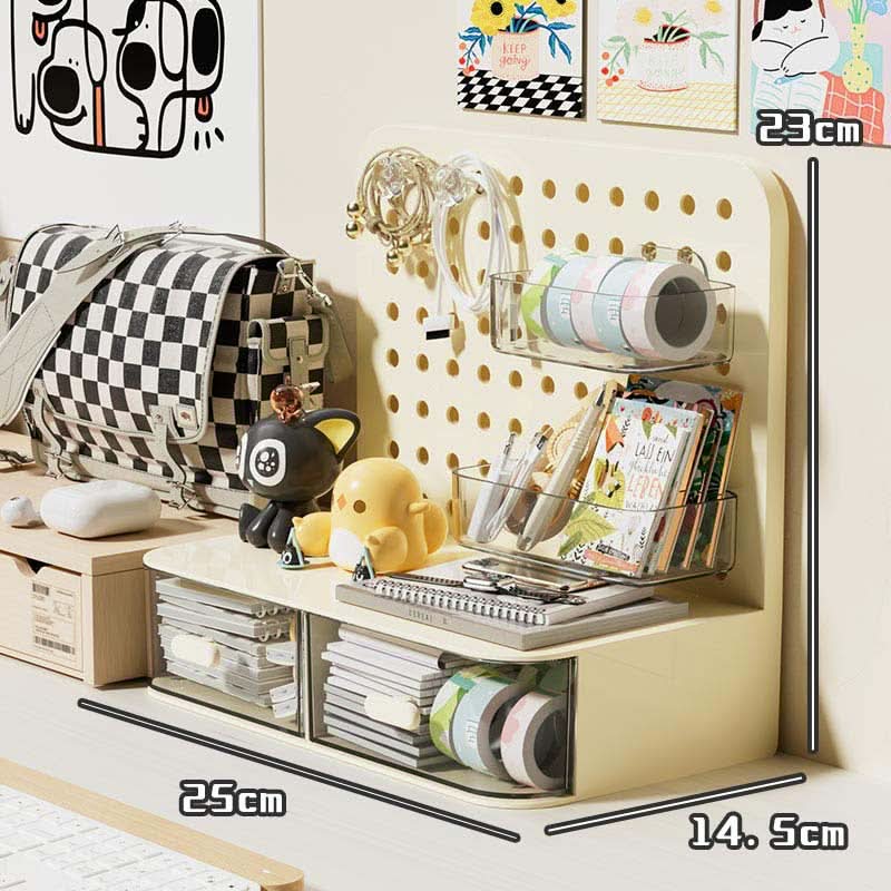 Multi-Compartment Organizer & Desktop Storage Box for Office, Bedroom & Bathroom