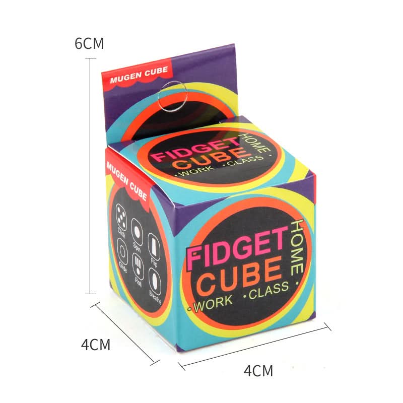 Rainbow Anti-Anxiety Fidget Cube Toy