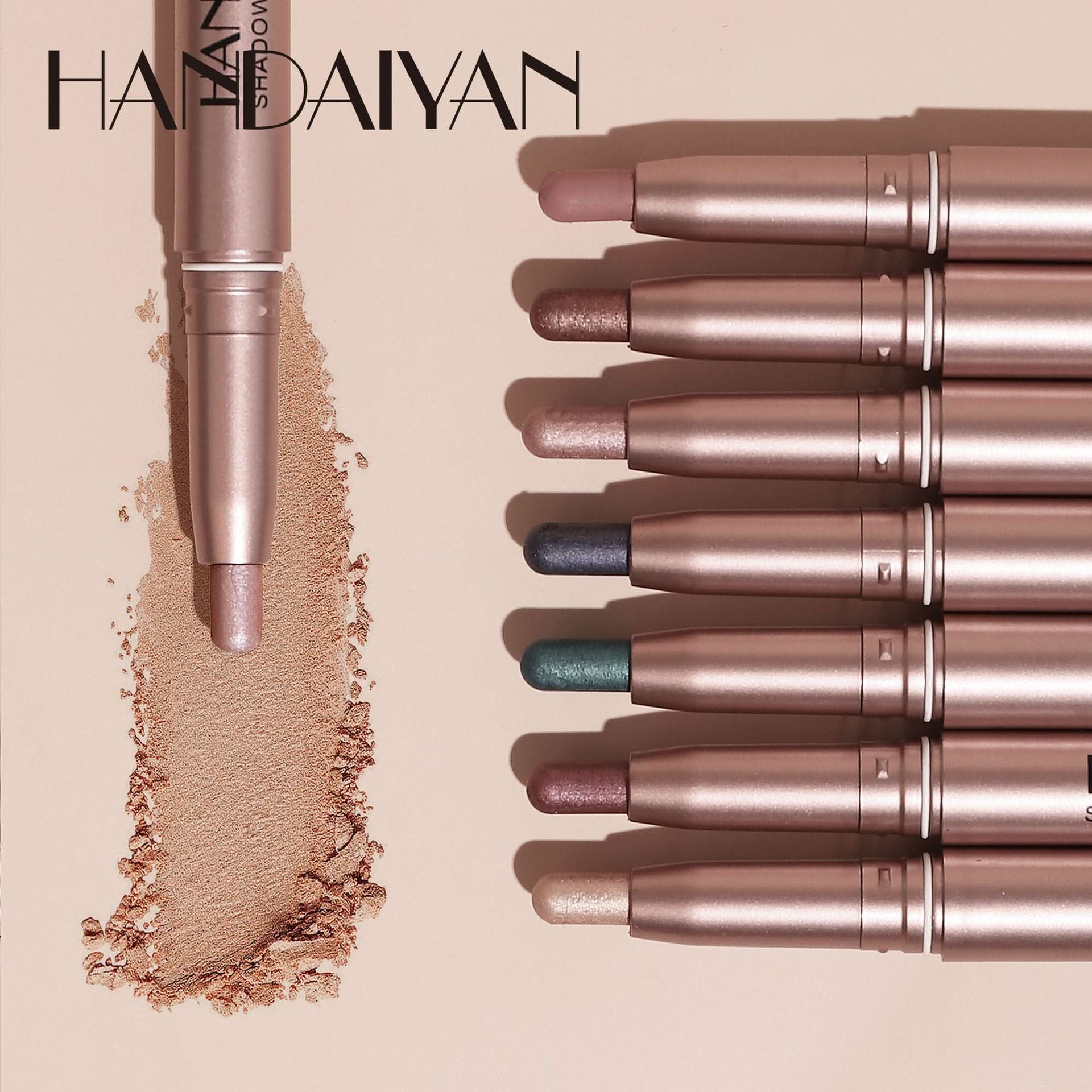 Handaiyan Shimmer Eyeshadow Stick – High-Pigment, Pearlescent & Metallic Finish
