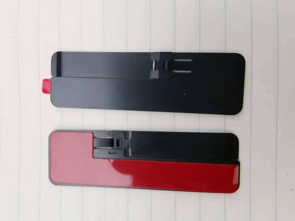 One-line folding mobile phone stand desktop invisible back sticker metal lazy stand adhesive small mini sticker