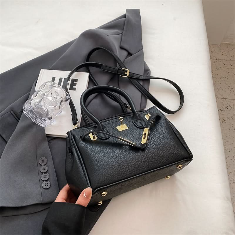 Women's Stylish PU Leather Kelly Bag – Elegant Crossbody Bag