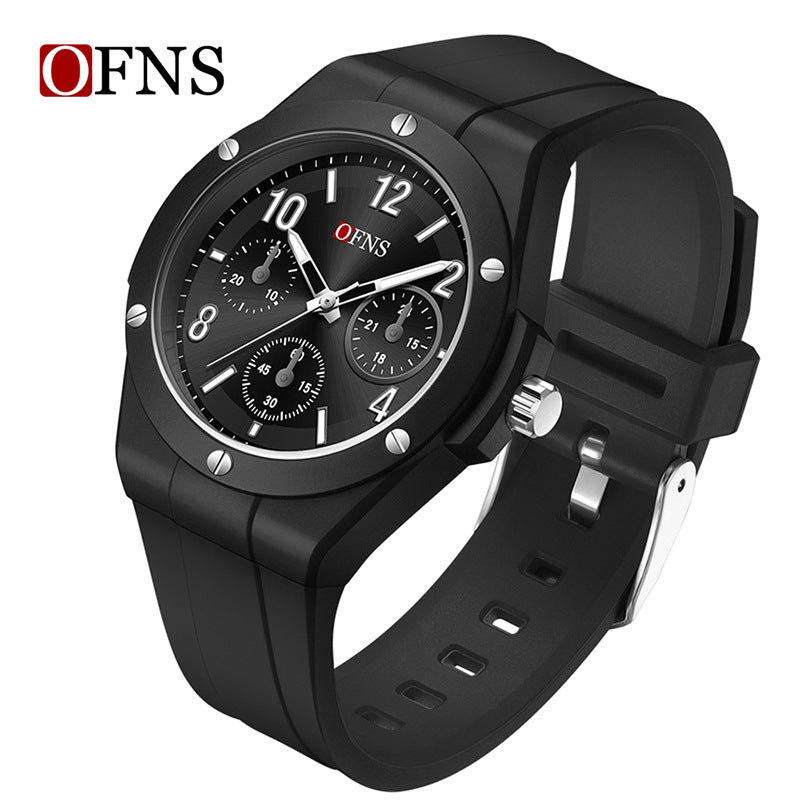 OFNS Waterproof Luminous Student Quartz Watch – Japanese Movement Wristwatch