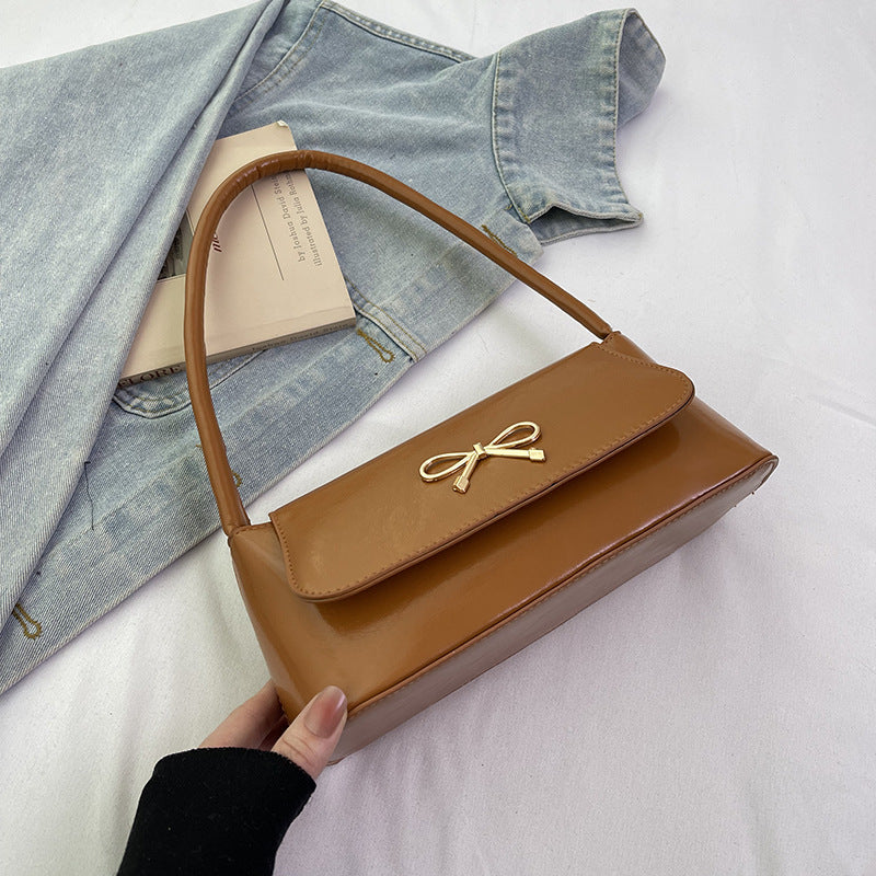 Small Armpit Shoulder Bag for Women – Trendy PU Chain Pillow Purse