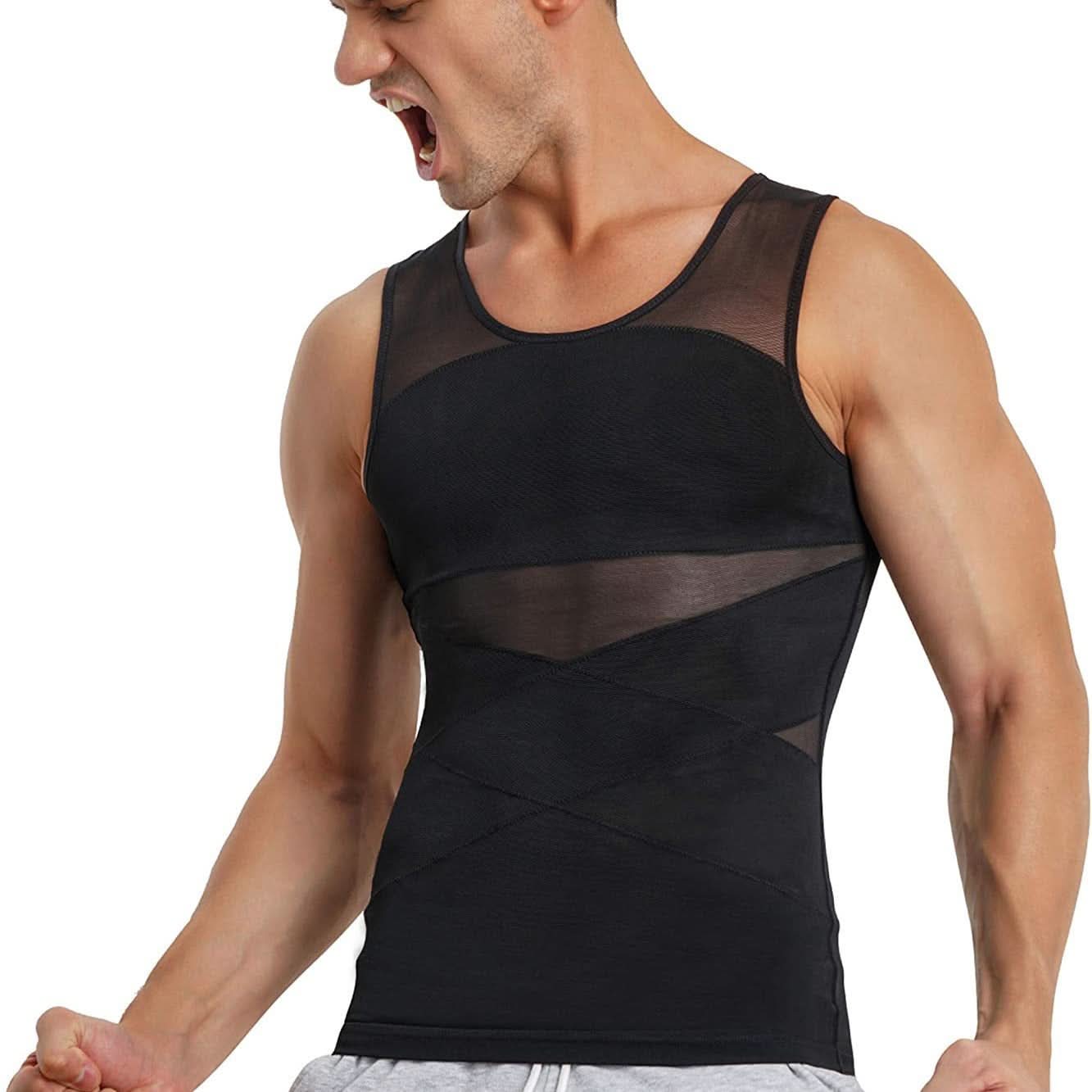 Men's Mesh Body Shaping Compression Vest