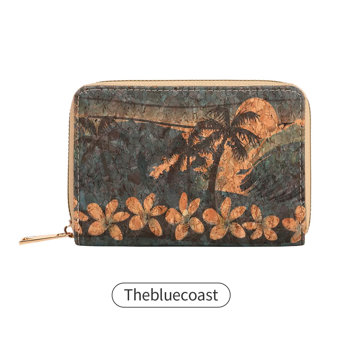Women's Retro Floral Short Wallet – PU Leather Purse