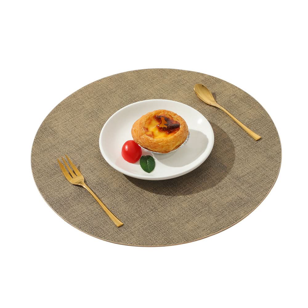 Double-Sided Leather Placemat Heat Insulation
