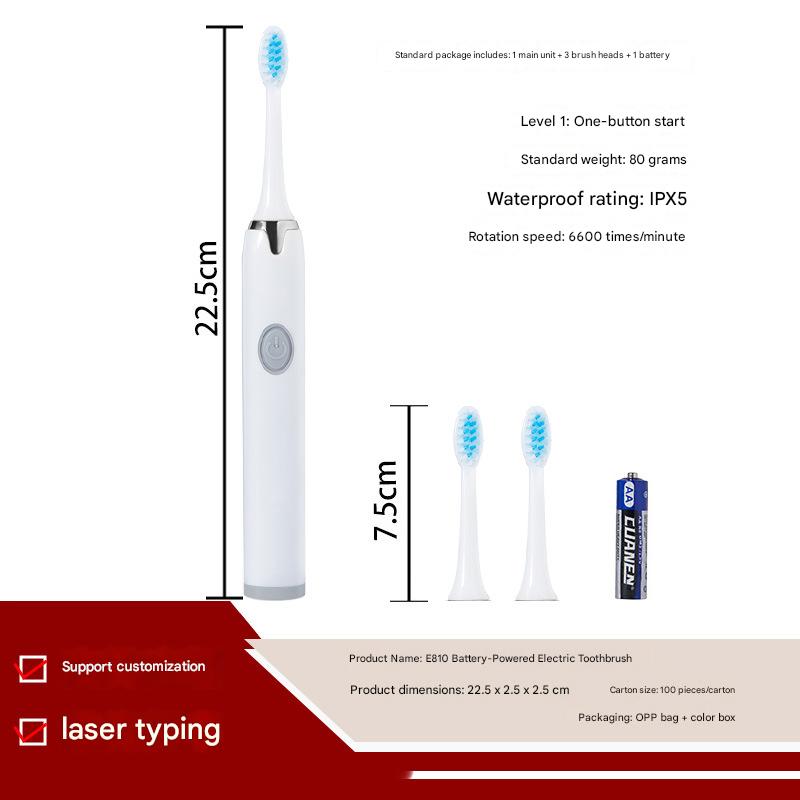 Weston Rechargeable Electric Toothbrush for Adults – Soft Bristles, Family Set, Deep Clean Care