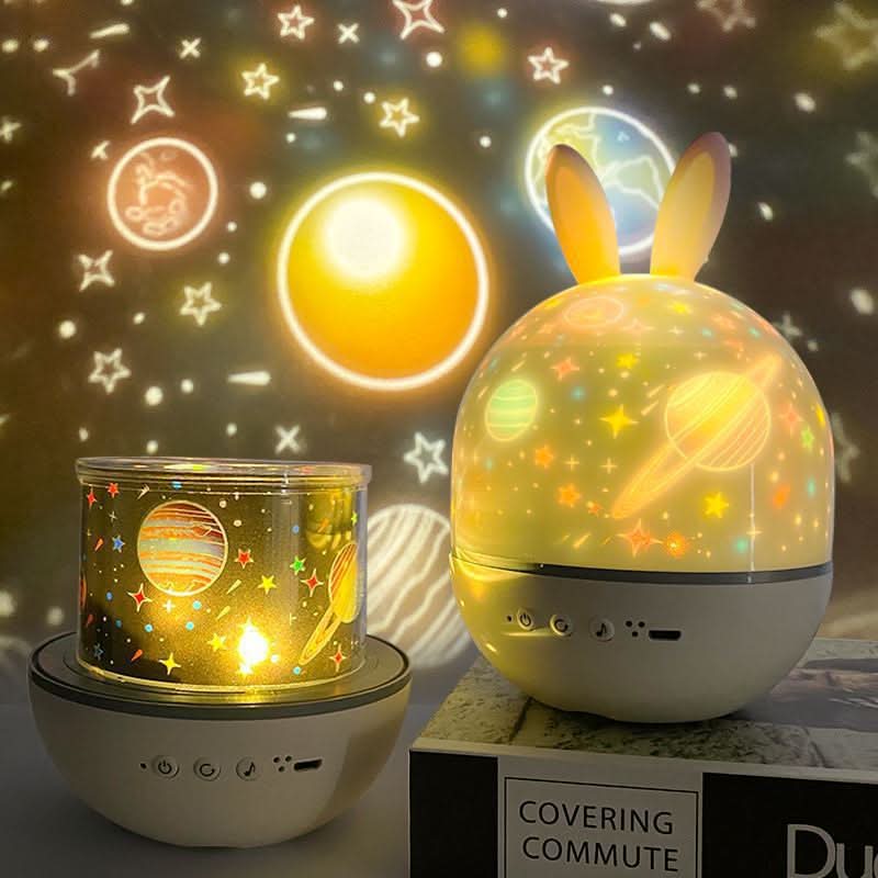 Cute Rabbit and Deer Night Light Projector