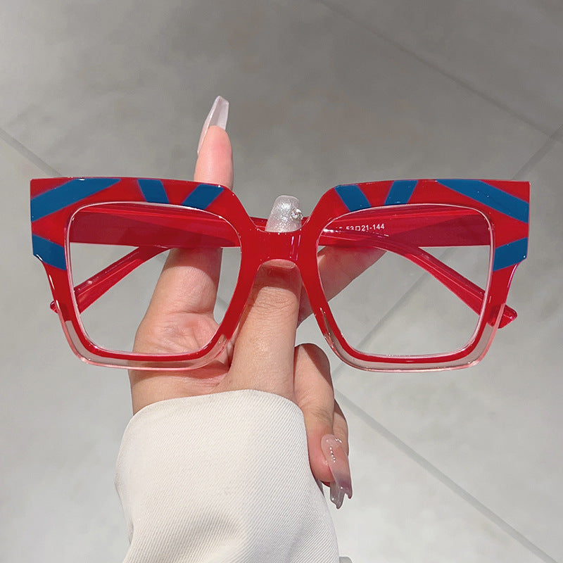 Square Frame Blue Light Blocking Glasses – Fashion Trend Eyewear for Adults