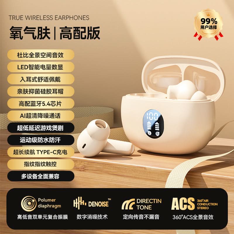 Wireless Bluetooth Sports Earbuds with Noise Reduction