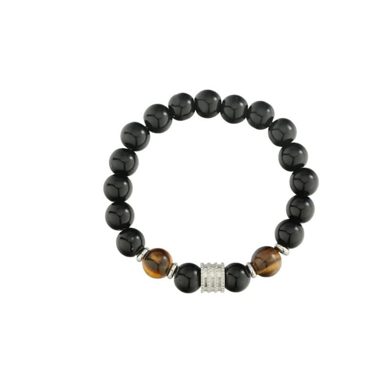 Unisex Retro Tiger Eye Bracelet – Beaded Jewelry
