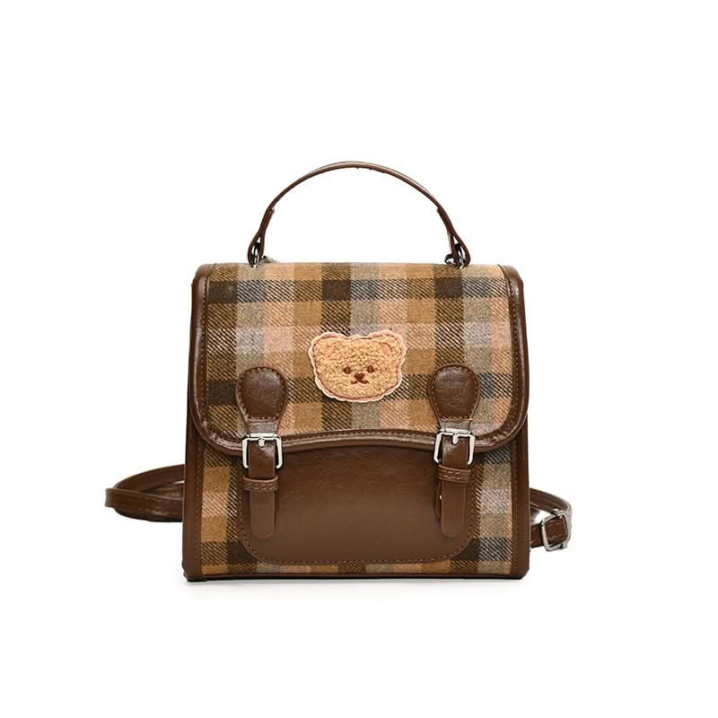 Women's Retro PU Leather Backpack – Fashionable Handheld School & Travel Bag