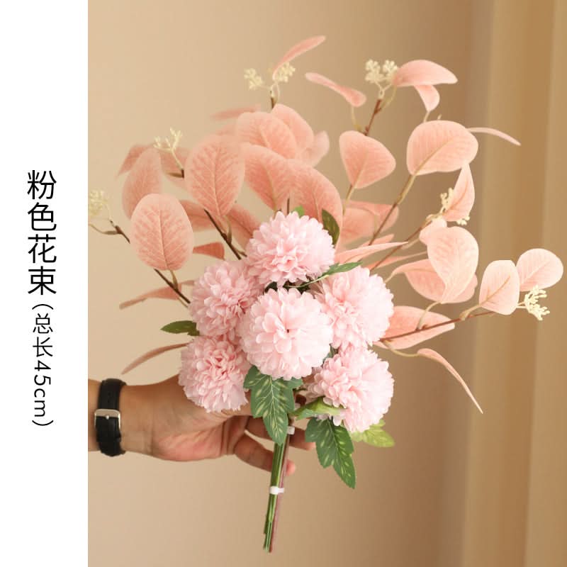 Ceramic Vase with Artificial Flowers